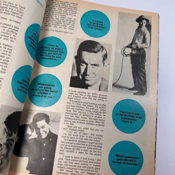 Vintage 1969 Motion Picture Magazine — Jackie O, Johnny Cash, Hollywood Gossip! - Picture 8 of 11